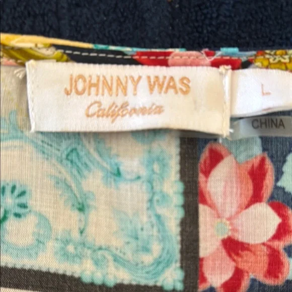 Johnny Was Multicolor Floral One Piece Swimsuit and Matching Cover up. - Picture 9 of 9